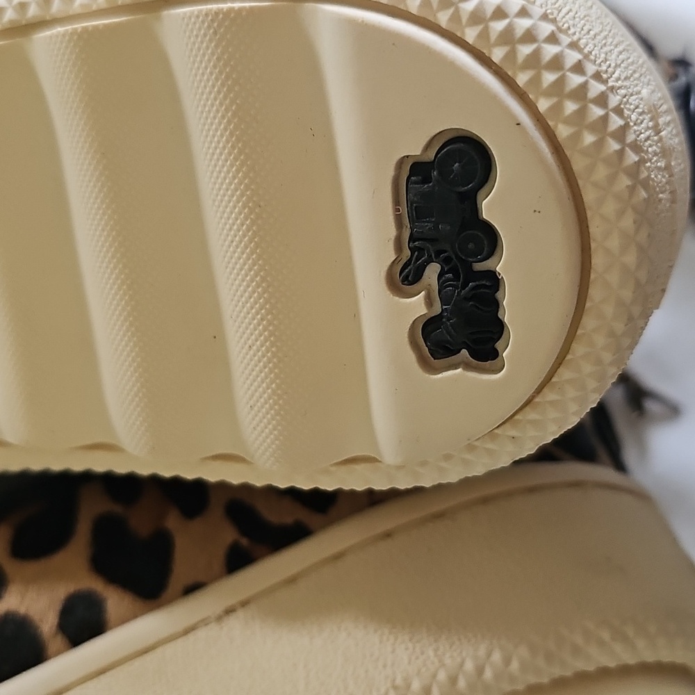 Coach Women's Leopard Patchwork Slip-On Shoes - image 8